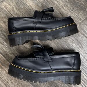 Dr. Martens Black Tassel Loafers